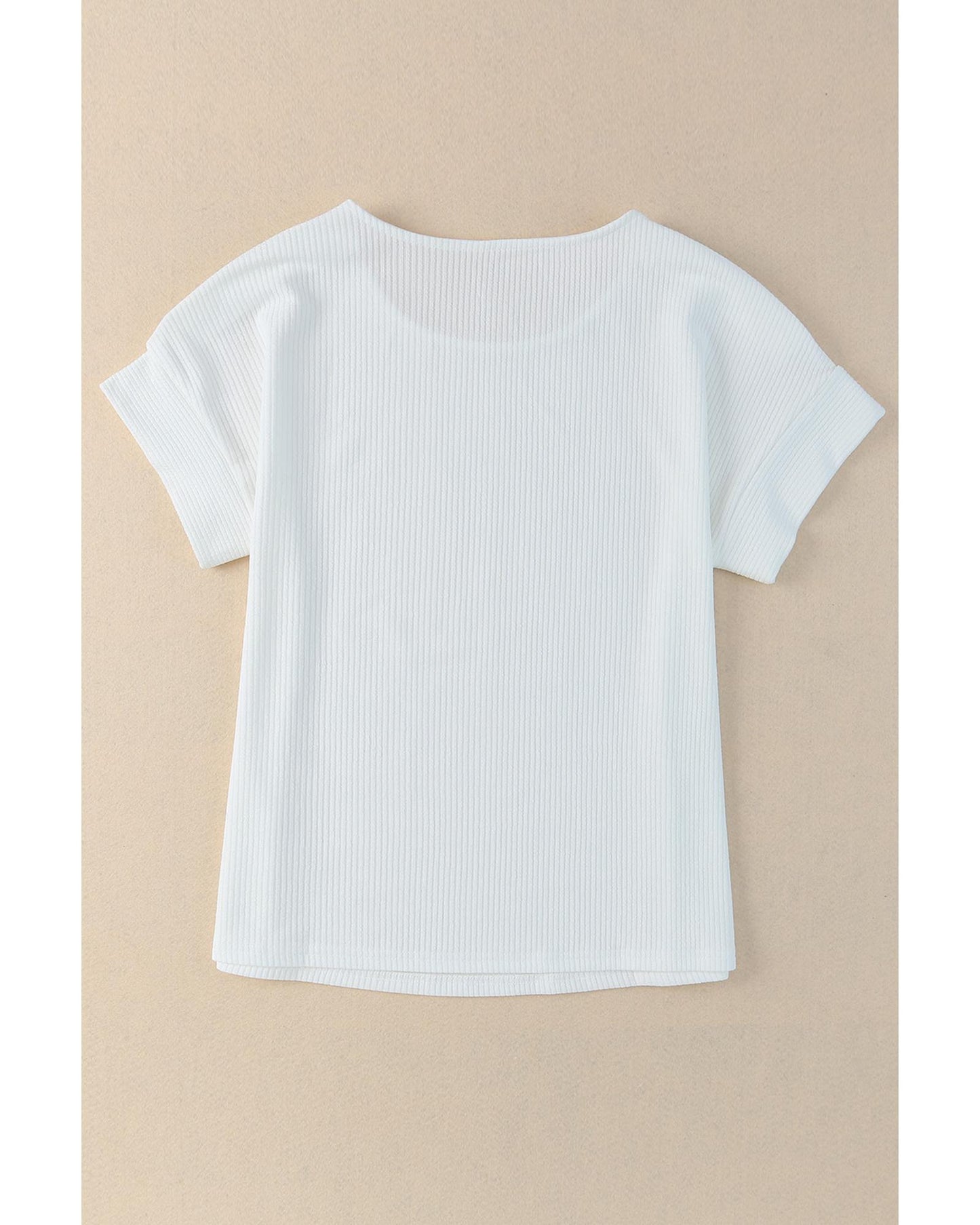 Azura Exchange Buttoned Shoulder Top - L