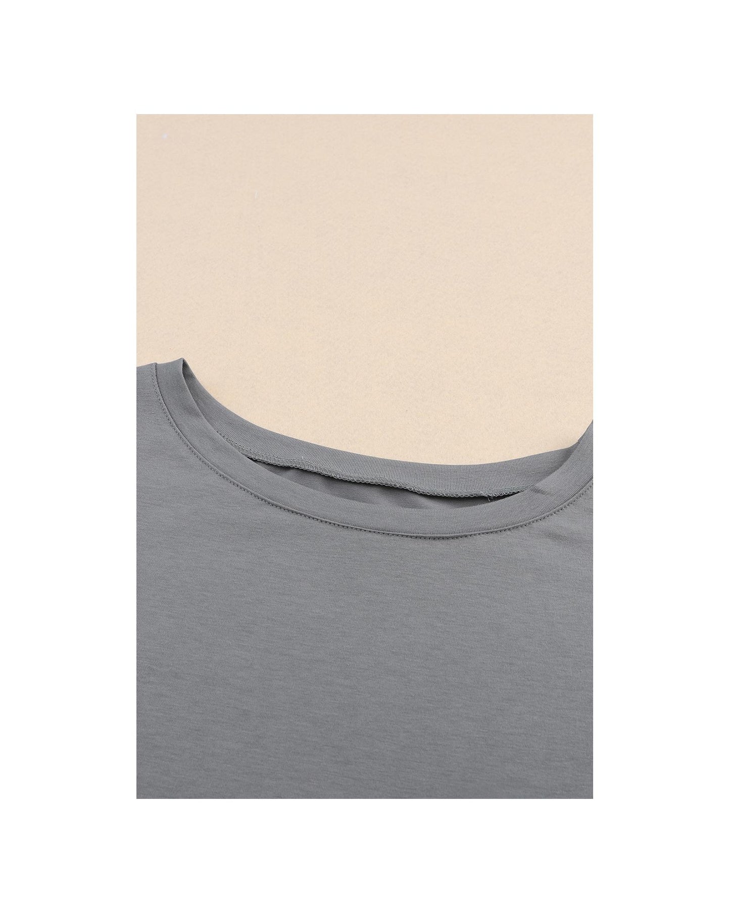 Azura Exchange Bubble Sleeve Round Neck Blouse - L