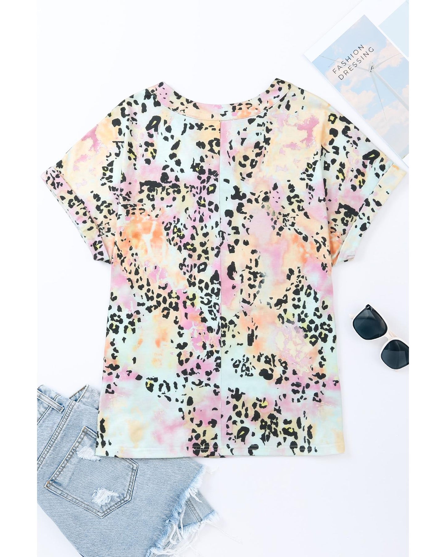 Azura Exchange Notch V Neck Blouse - M