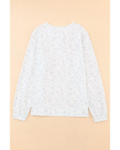 Azura Exchange Relaxed Rib Knit Long Sleeve Henley Top - XL