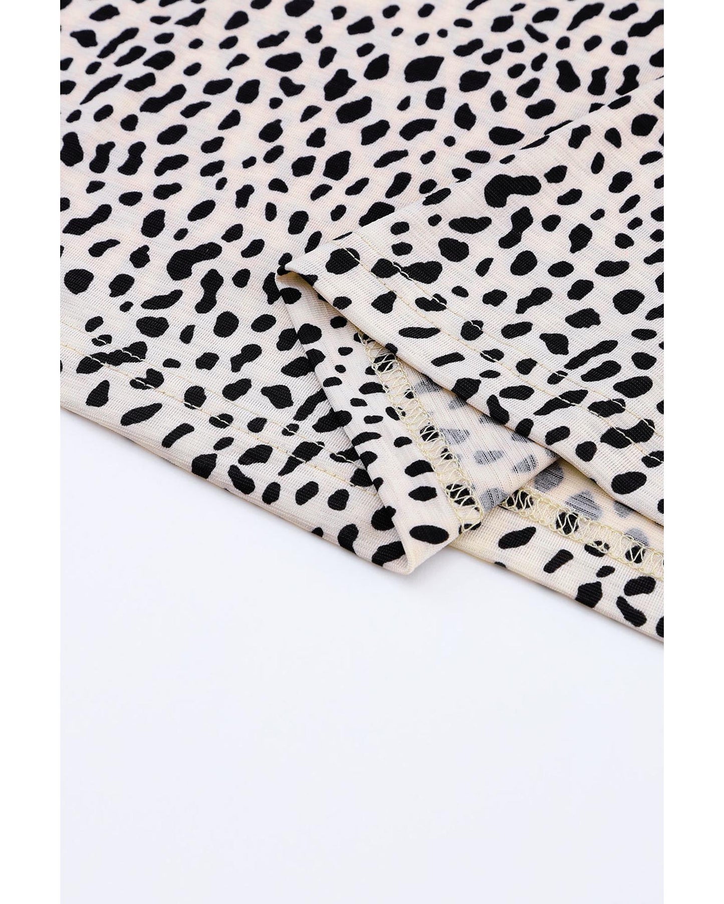 Azura Exchange Animal Spotted Print Long Sleeve Top - L