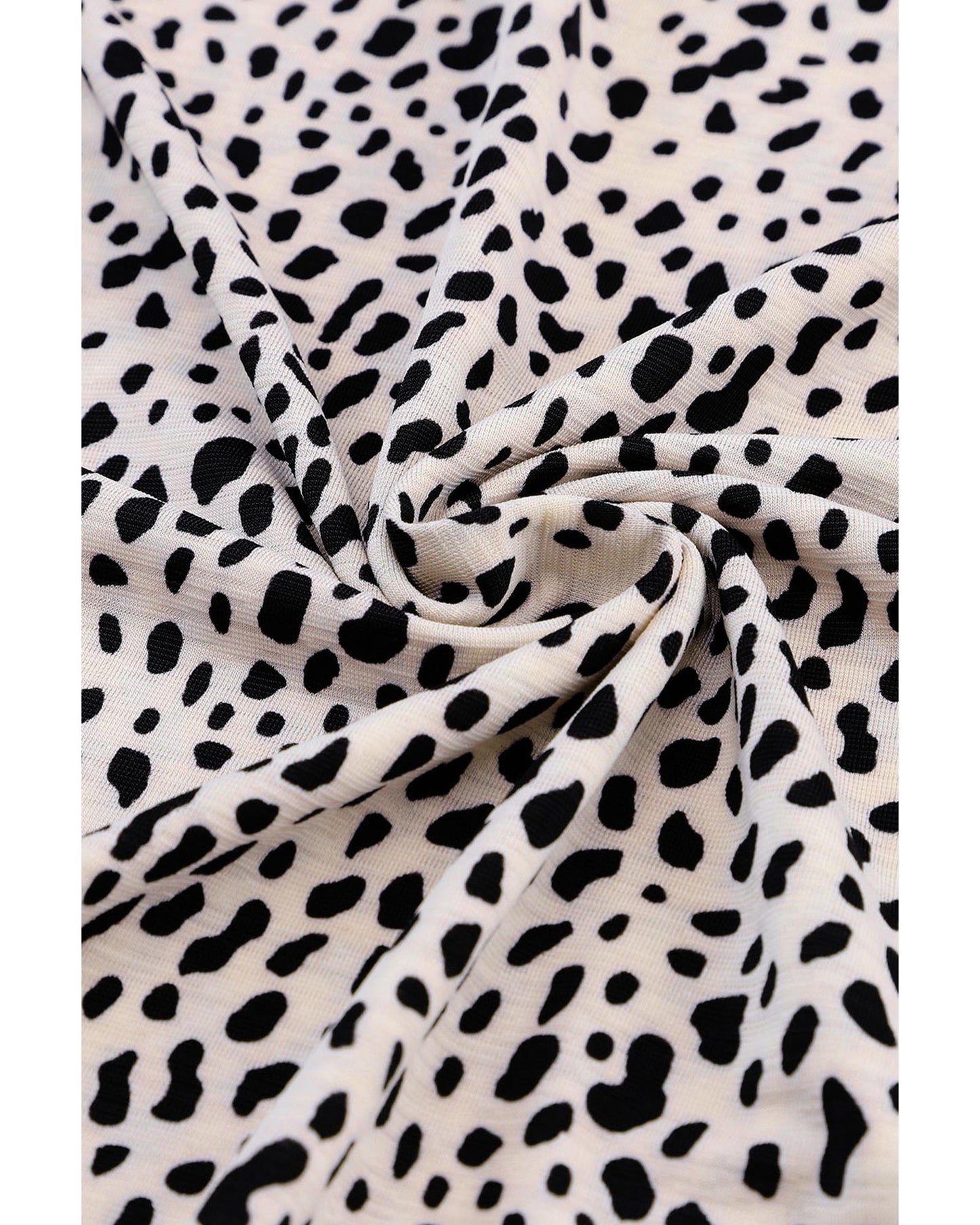 Azura Exchange Animal Spotted Print Long Sleeve Top - M