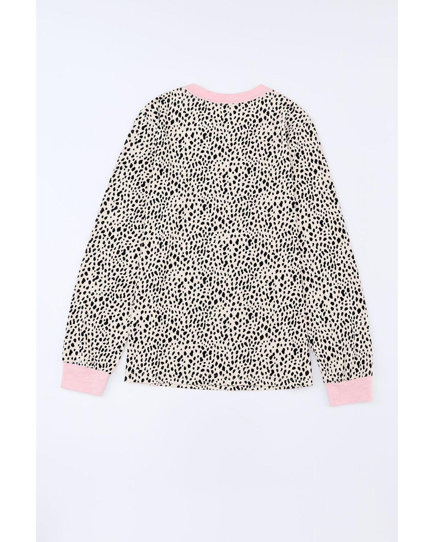 Azura Exchange Animal Spotted Print Long Sleeve Top - M