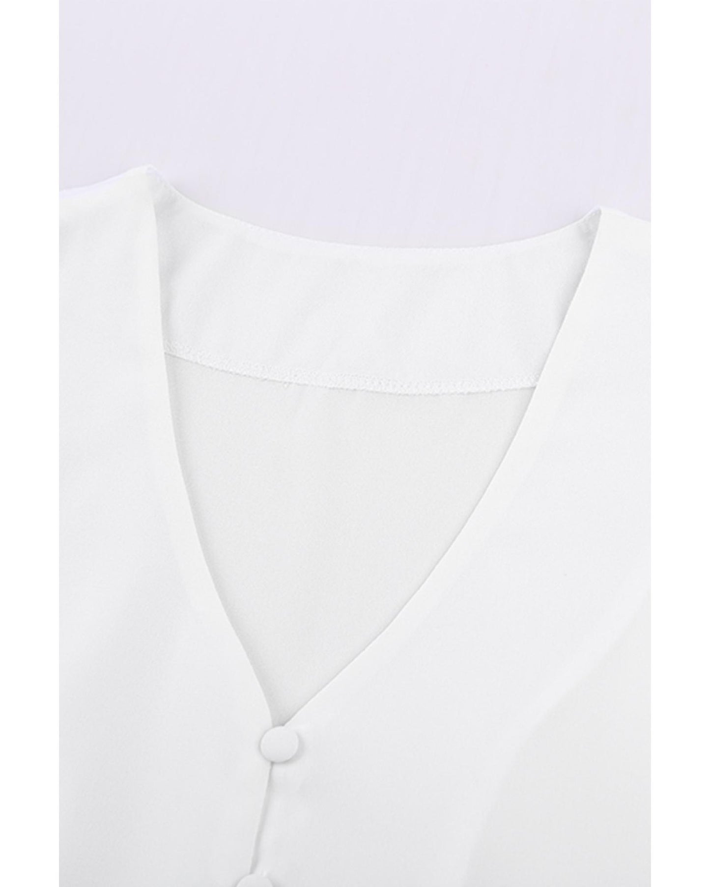 Azura Exchange Button Down Tie Top - M