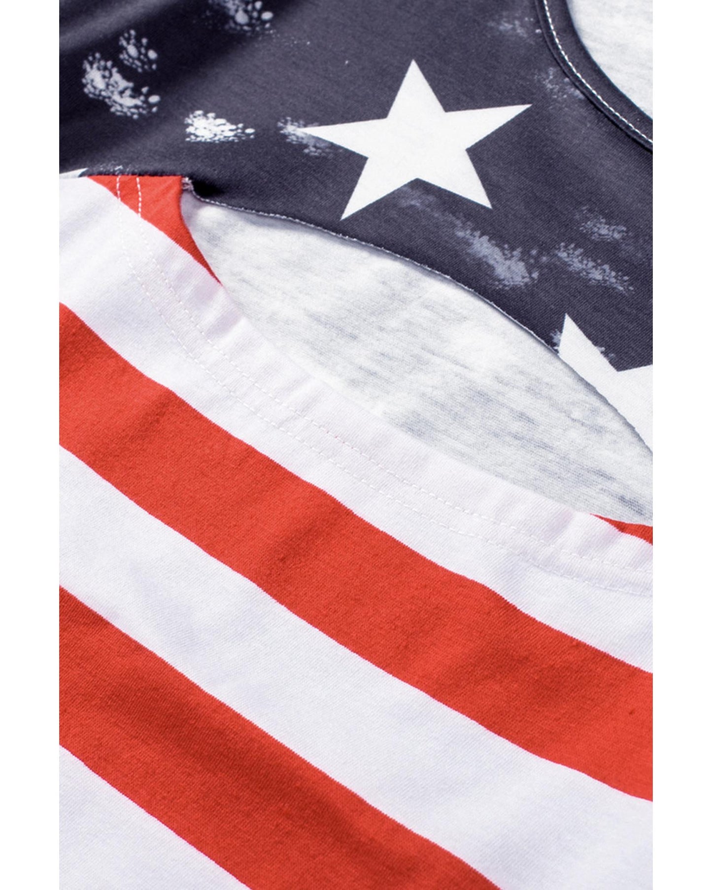 Azura Exchange American Flag Cutout T-Shirt - L