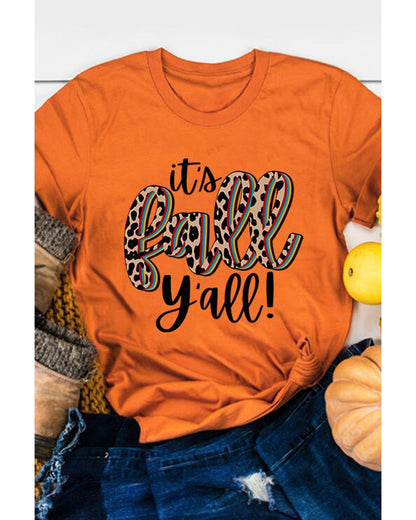 Azura Exchange Animal Print Casual T-Shirt for Fall - 2XL