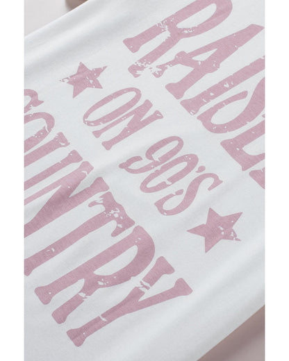 Azura Exchange 90s Country Letter Graphic Tee - L