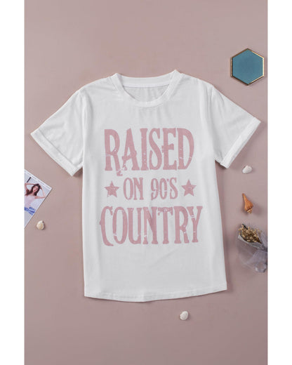 Azura Exchange 90s Country Letter Graphic Tee - XL