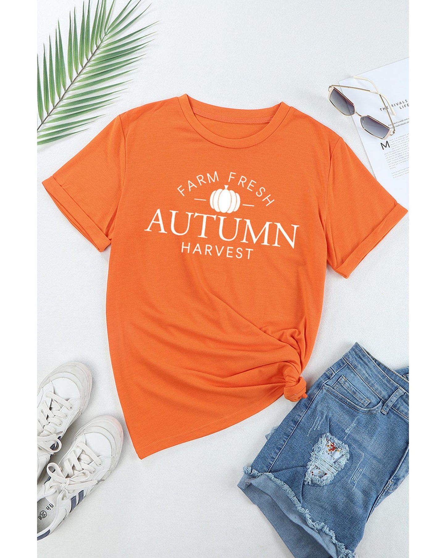 Azura Exchange Autumn Harvest Short Sleeve T-Shirt - 2XL