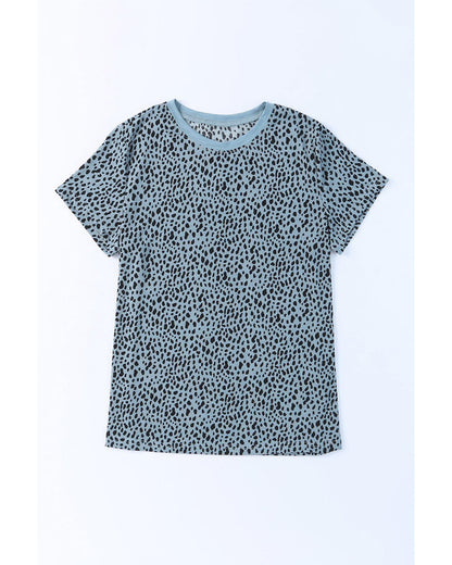 Azura Exchange Cheetah Print Short Sleeve T Shirt - 2XL