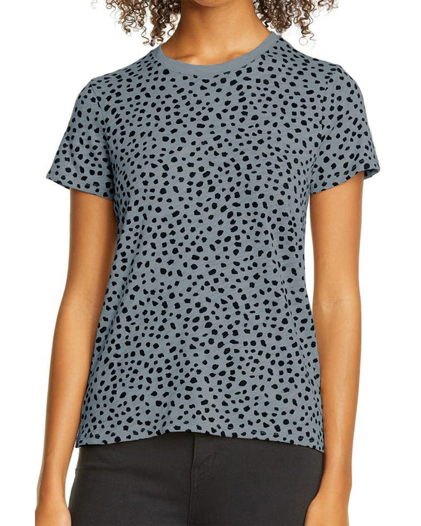 Azura Exchange Cheetah Print Short Sleeve T Shirt - L