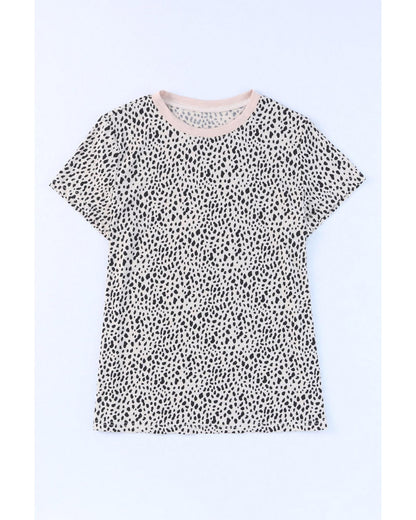 Azura Exchange Cheetah Print Short Sleeve T Shirt - S