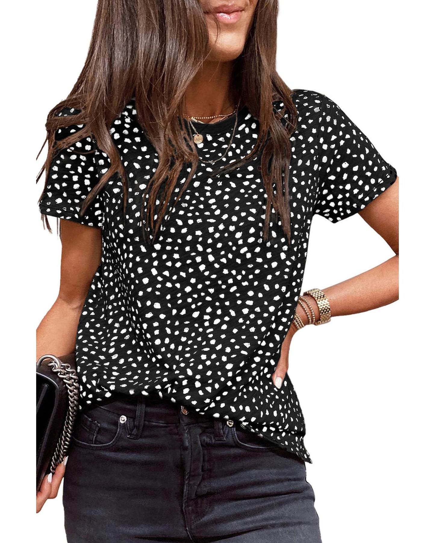 Azura Exchange Cheetah Print Short Sleeve T Shirt - 2XL