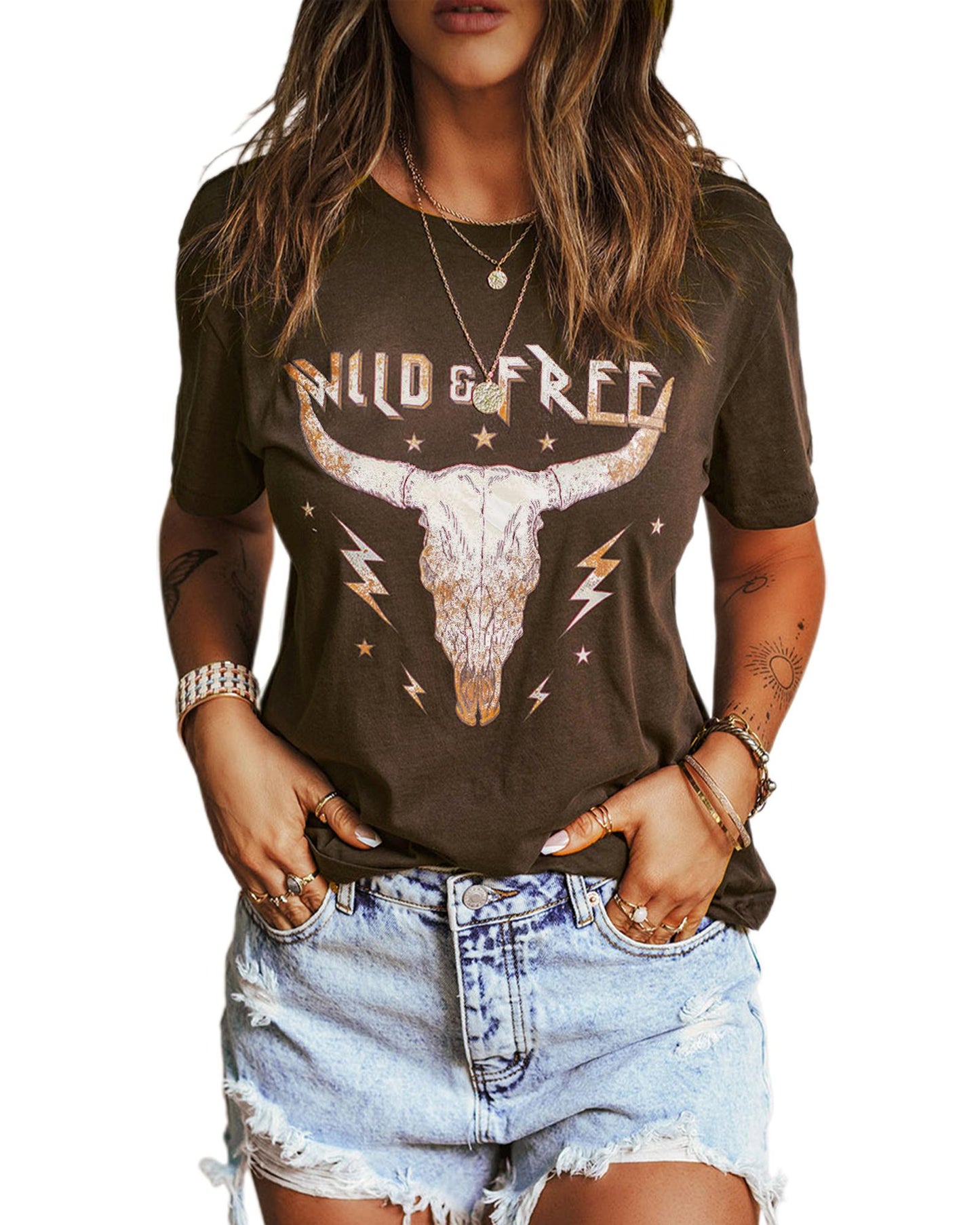 Azura Exchange Animal Graphic Tee - L