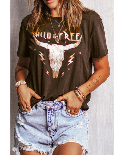 Azura Exchange Animal Graphic Tee - L