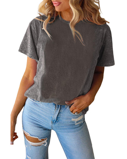 Azura Exchange Casual Short Sleeve Tee - M