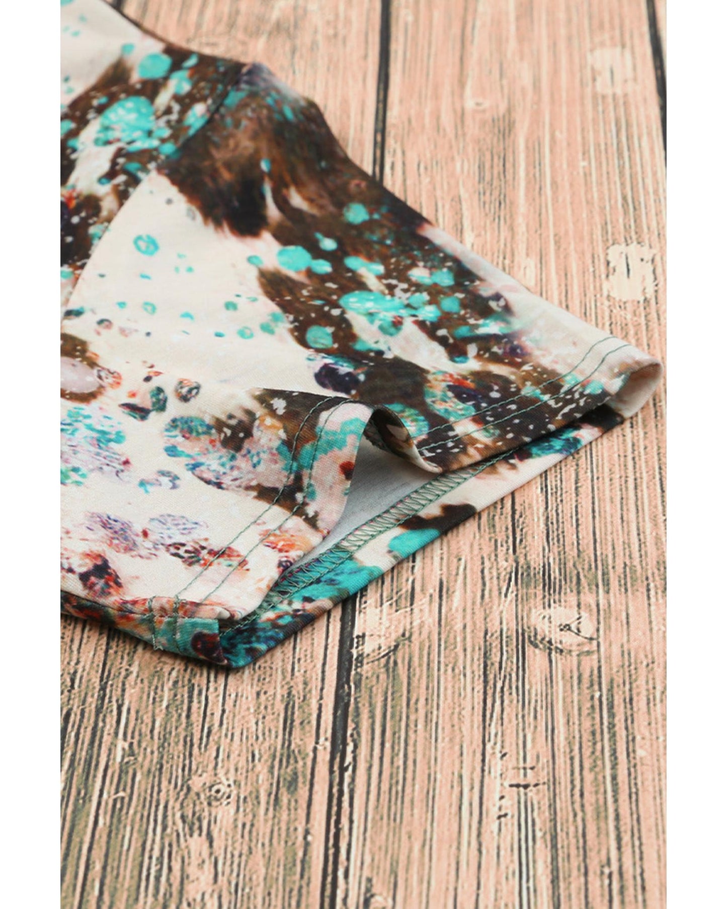 Azura Exchange Bleached Western Print Blank Graphic T-Shirt - S