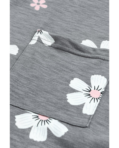 Azura Exchange Cap Sleeve T-Shirt with Pocket - L