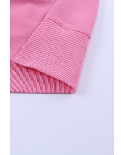 Azura Exchange Batwing Sleeve Pocketed Henley Hoodie - M