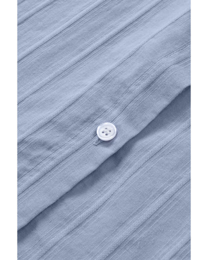 Azura Exchange Buttoned Pocket Long Sleeve Shirt - M