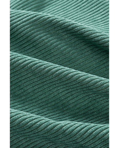 Azura Exchange Buttoned Corduroy Shirt with Pockets - S