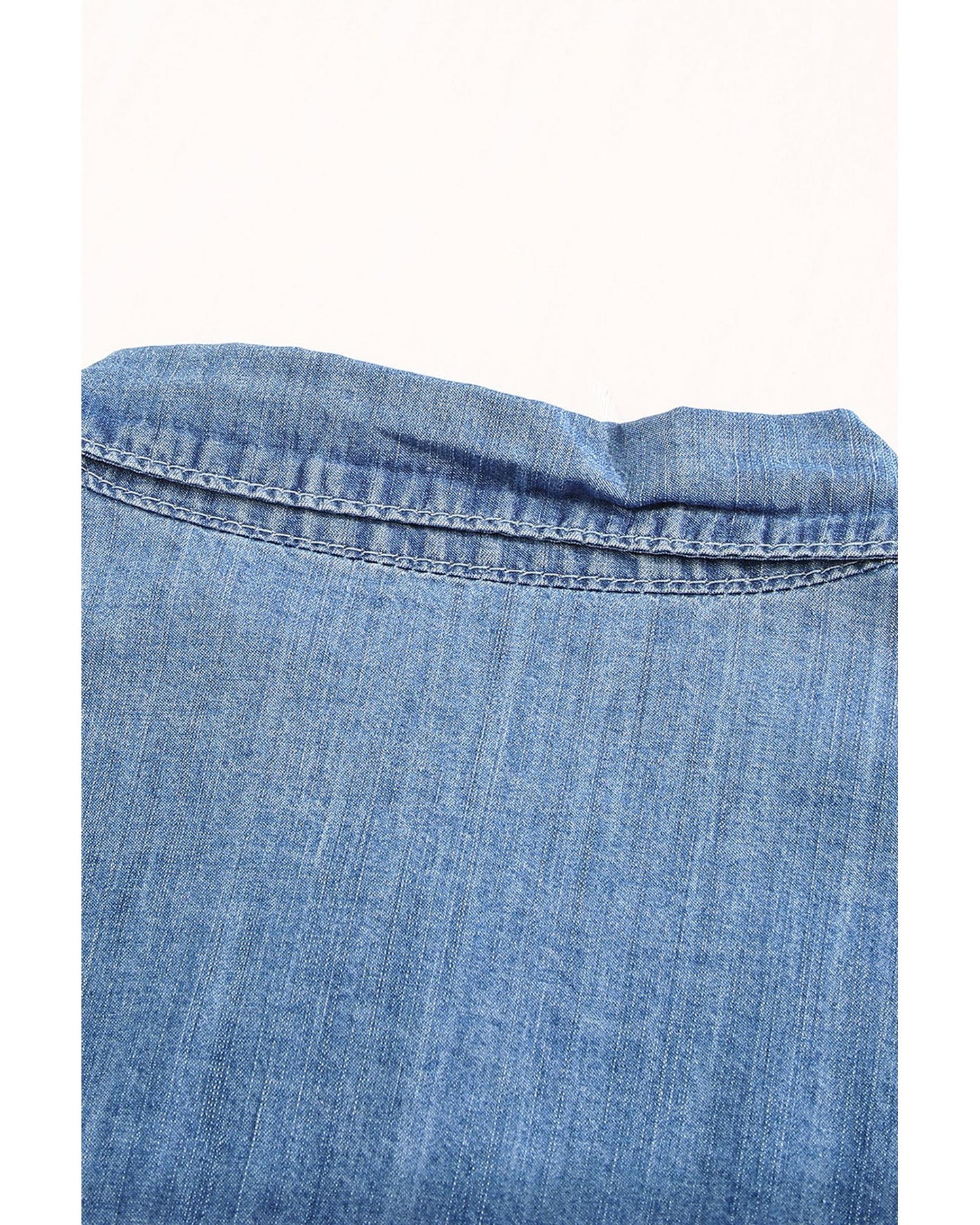 Azura Exchange Buttoned Long Sleeve Denim Shirt - S