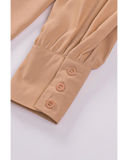 Azura Exchange Button-up Loose Long Sleeve Shirt - XL