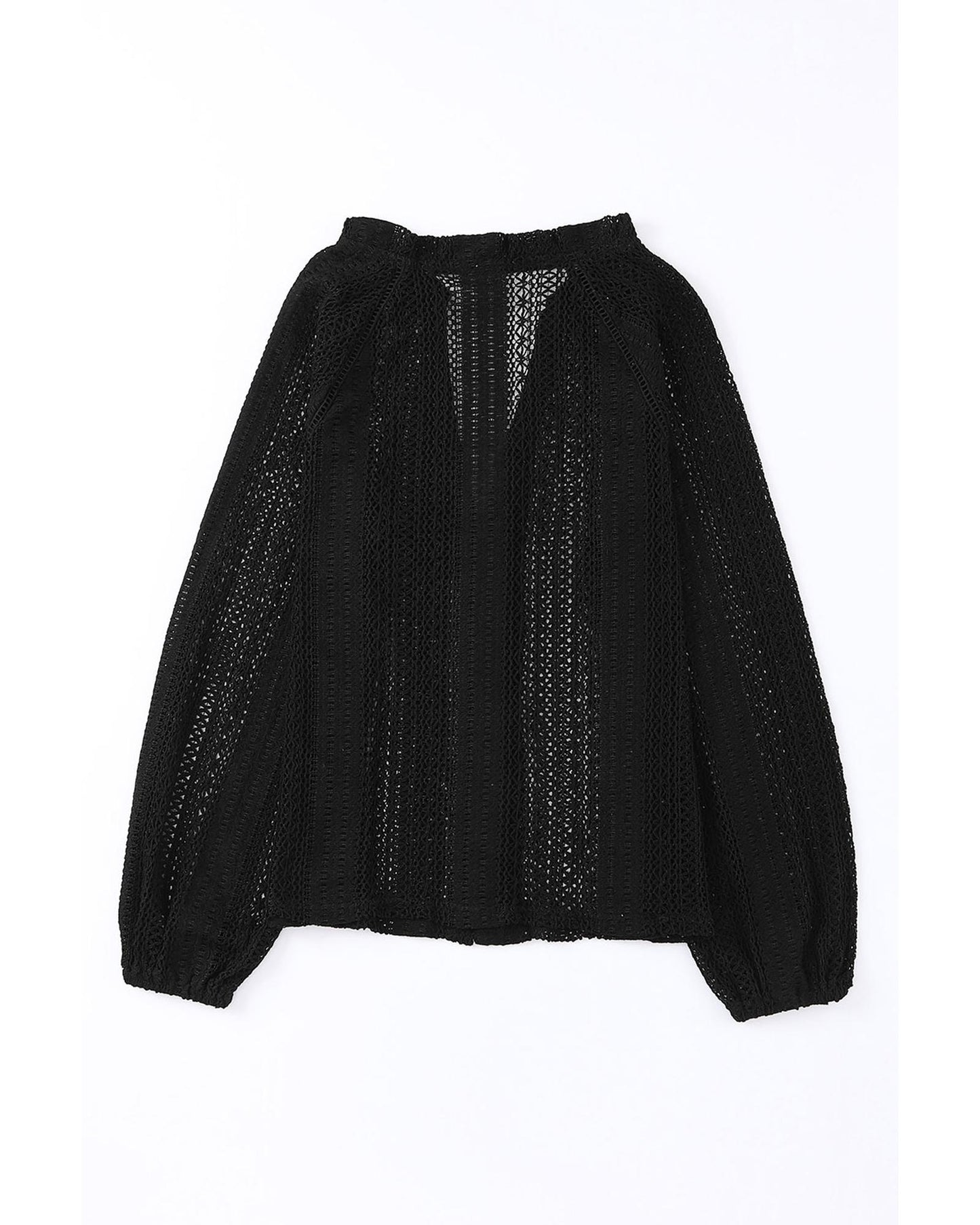 Azura Exchange Button Up Lace Shirt - L