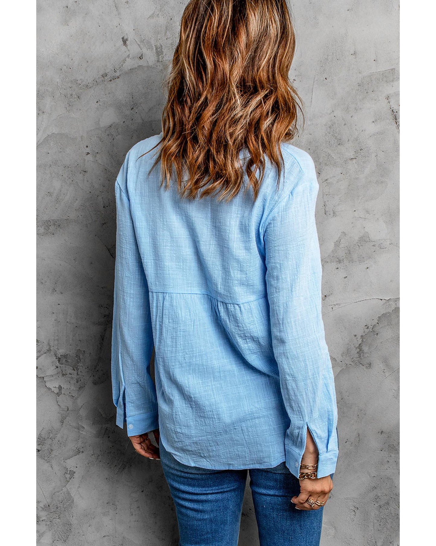 Azura Exchange Basic Textured Solid Color Shirt - 2XL