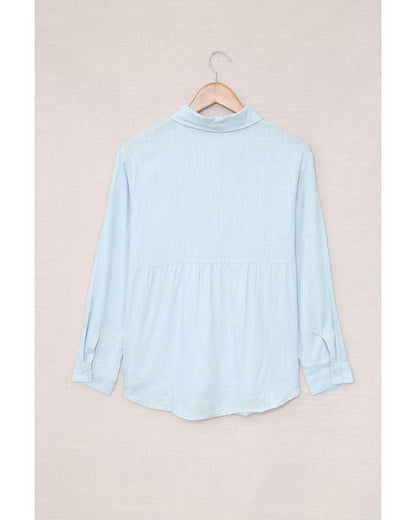 Azura Exchange Basic Textured Solid Color Shirt - 2XL