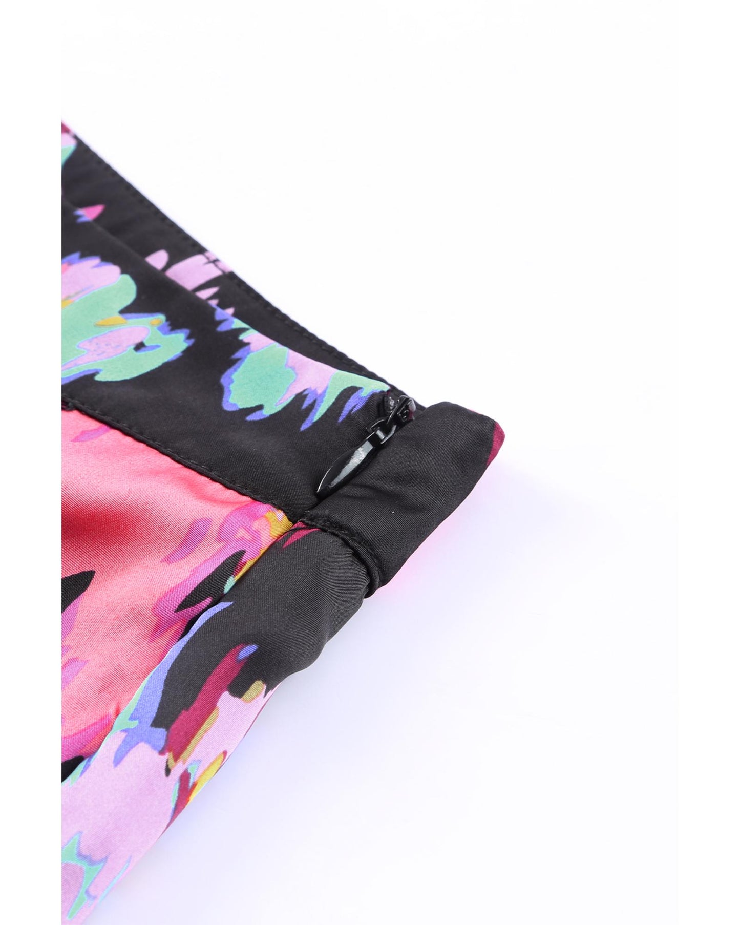 Azura Exchange Abstract Print Wrap Hem Mini Skirt - S