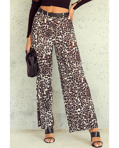 Azura Exchange Black High Waist Wide Leg Pants - 12 US