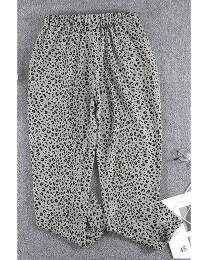 Azura Exchange Breezy Leopard Joggers - XL