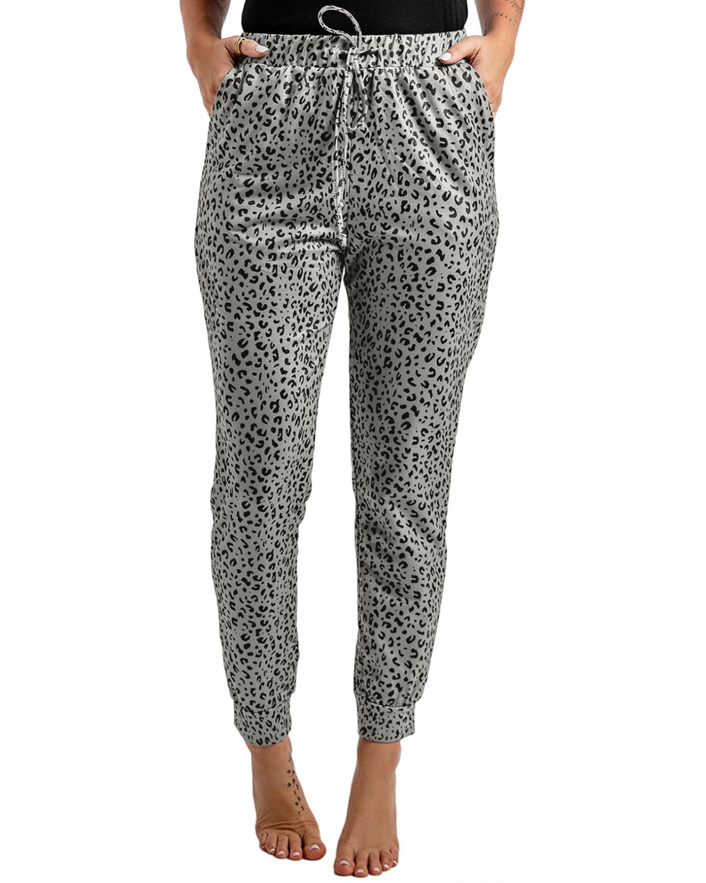Azura Exchange Breezy Leopard Joggers - XL