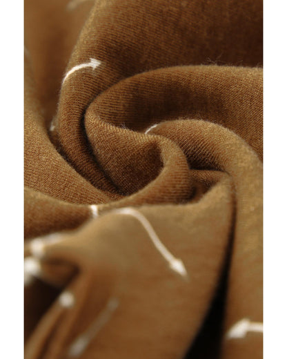 Azura Exchange Arrow Print Slim-fit High Waist Pants - L