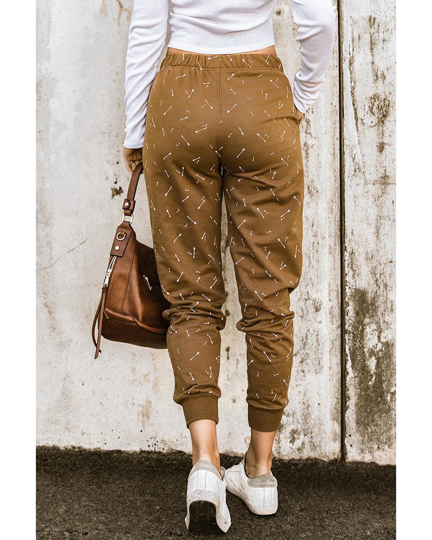 Azura Exchange Arrow Print Slim-fit High Waist Pants - XL