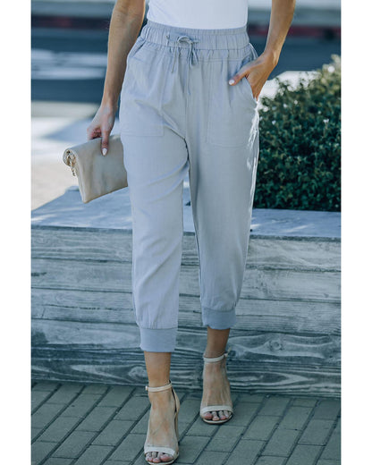 Azura Exchange Causal Pants with Pockets - S