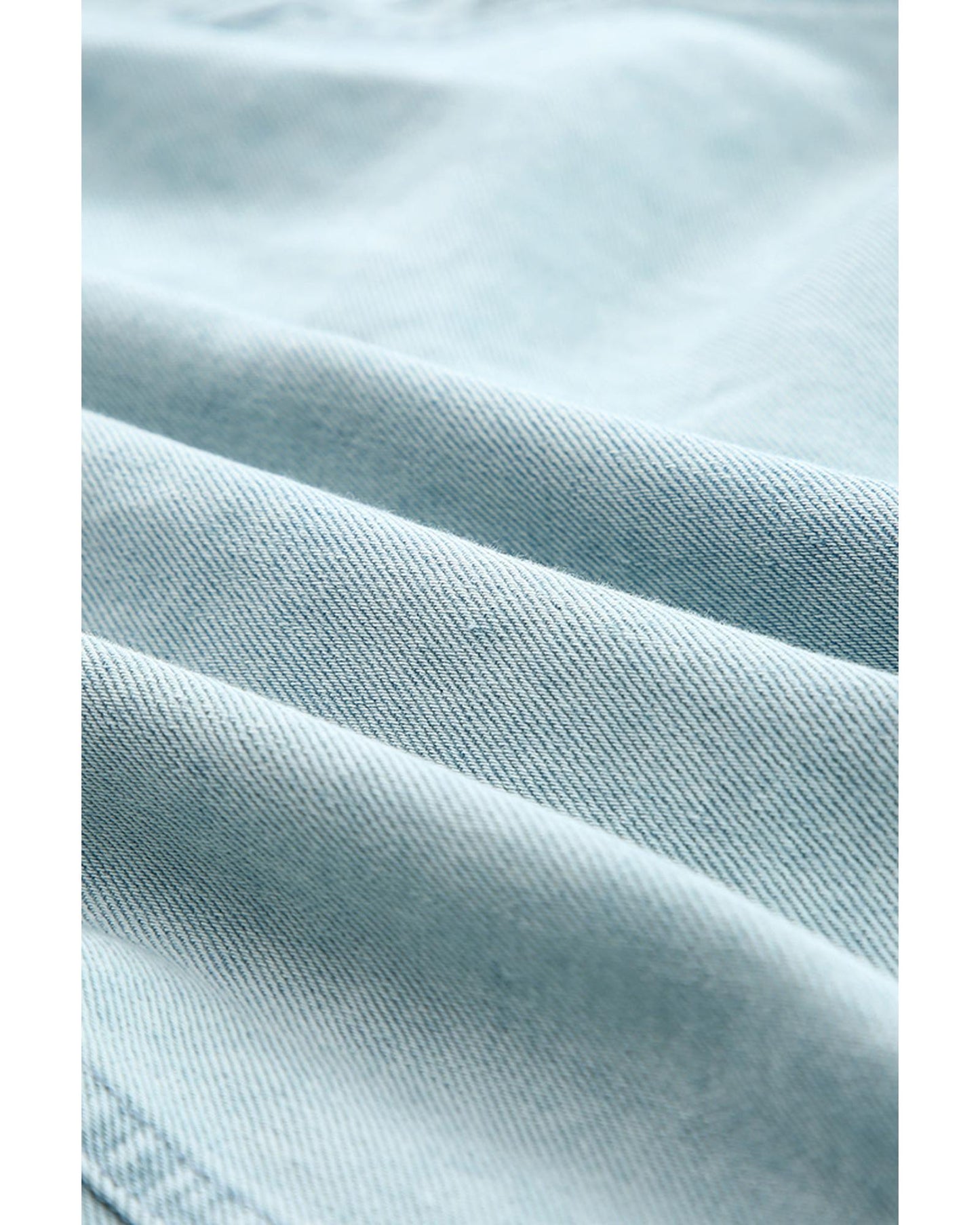 Azura Exchange Bubble Sleeve Denim Shirt - S