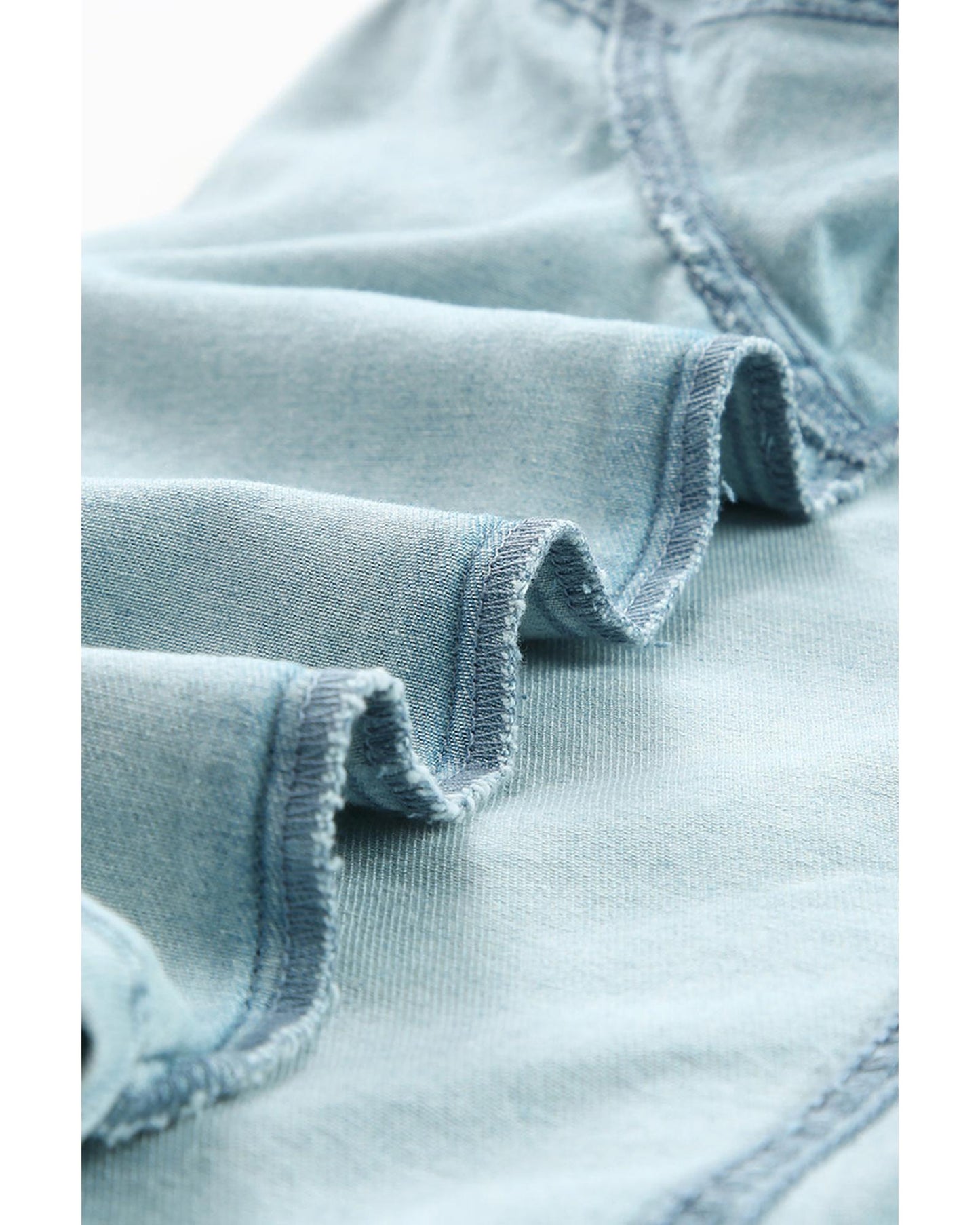 Azura Exchange Bubble Sleeve Denim Shirt - S