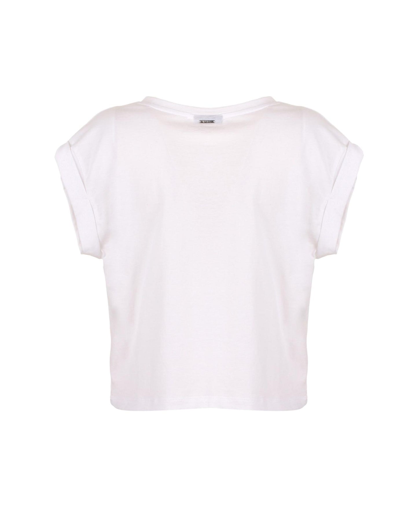 Cotton T-shirt with Polyester and Brass Applications for Imperfect Women XS Women