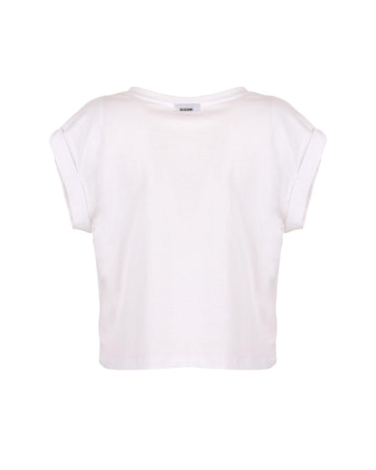 Cotton T-shirt with Polyester and Brass Applications for Imperfect Women XS Women