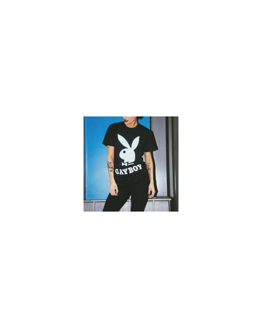 Black Cotton T-Shirt with Logo Print XS Women