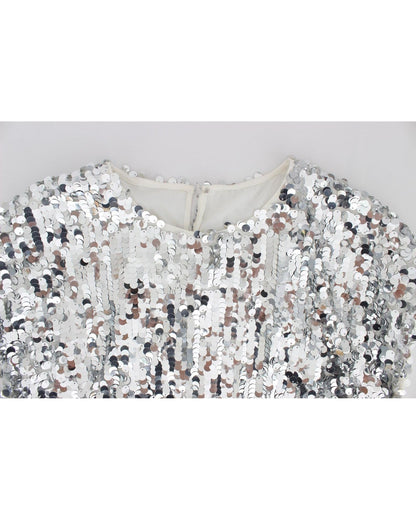 Enchanted Sicily Sequined Party Blouse by Dolce & Gabbana 40 IT Women