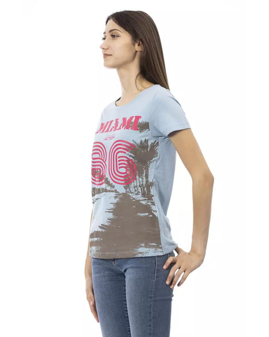 Short Sleeve T-shirt with Front Print M Women