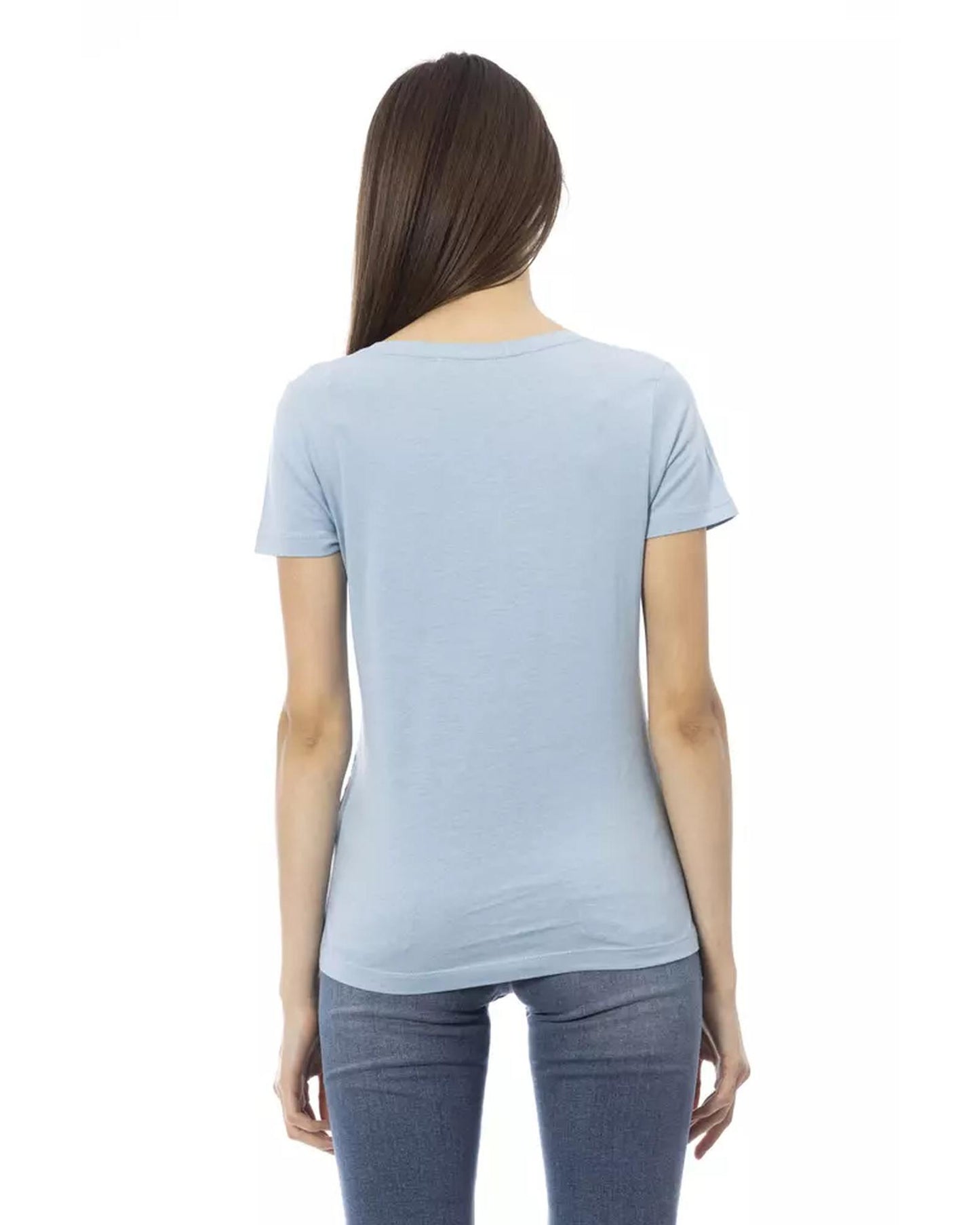 Short Sleeve T-shirt with Front Print M Women