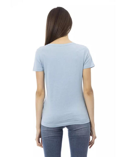 Short Sleeve T-shirt with Front Print M Women