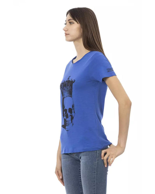 Short Sleeve T-shirt with Front Print XL Women