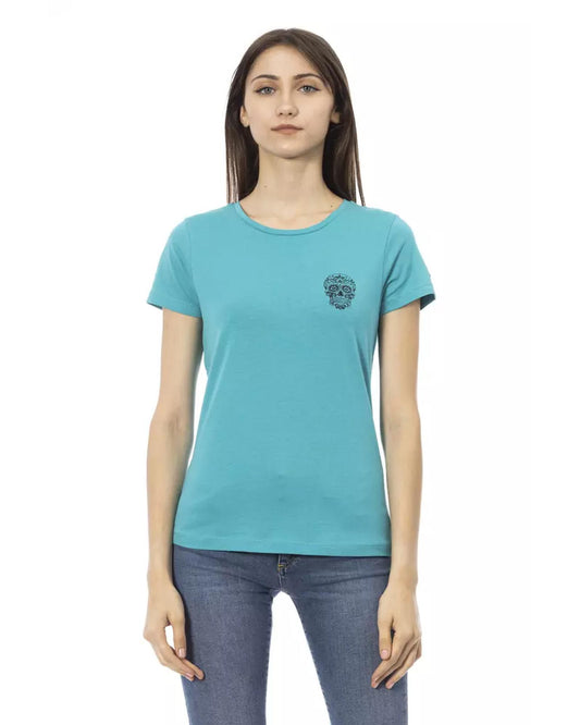 Short Sleeve T-shirt with Front Print S Women