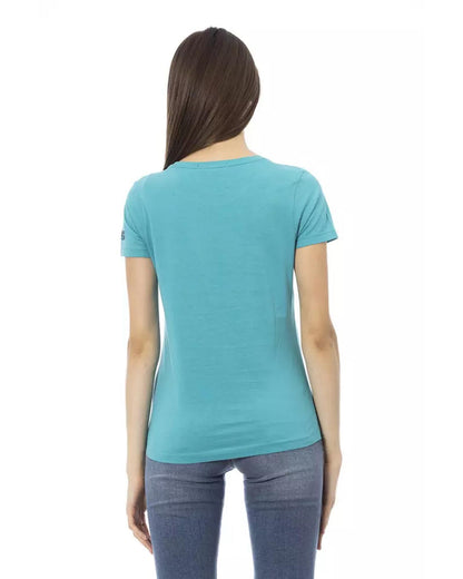 Short Sleeve T-shirt with Front Print S Women