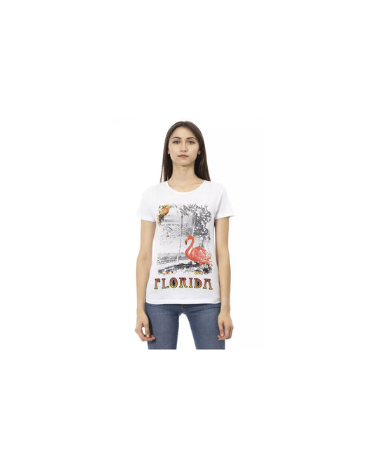 Short Sleeve T-shirt with Front Print XS Women